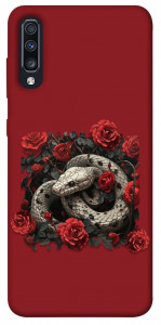 Чохол Roses snake для Galaxy A70 (2019)