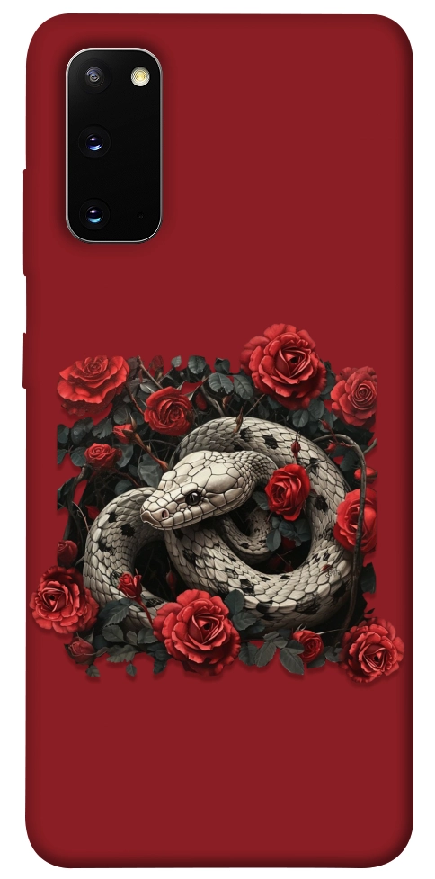 Чехол Roses snake для Galaxy S20 (2020)