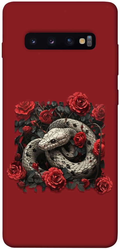 Чехол Roses snake для Galaxy S10 Plus (2019)