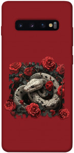 Чохол Roses snake для Galaxy S10 Plus (2019)