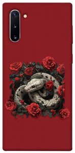 Чохол Roses snake для Galaxy Note 10 (2019)