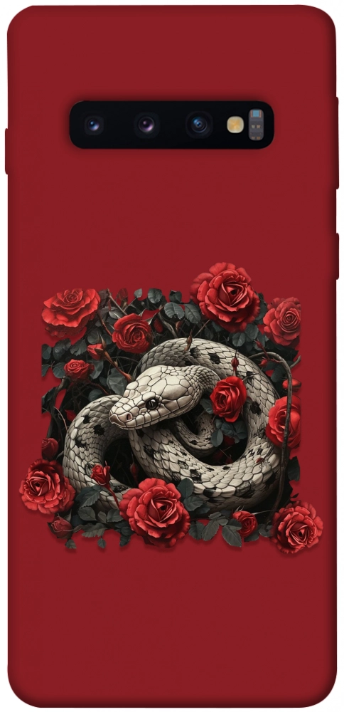 Чехол Roses snake для Galaxy S10 (2019)