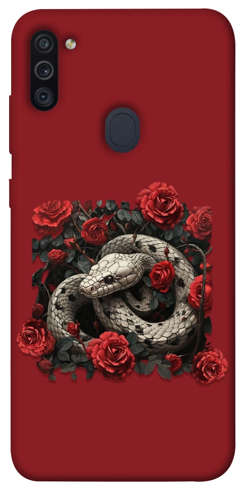 Чохол Roses snake для Galaxy M11 (2020)