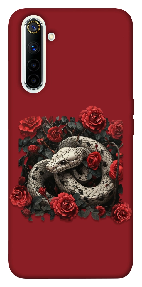 Чехол Roses snake для Realme 6