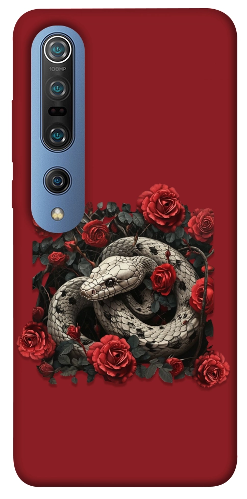 Чехол Roses snake для Xiaomi Mi 10