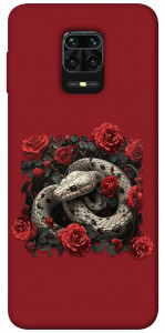 Чехол Roses snake для Xiaomi Redmi Note 9 Pro