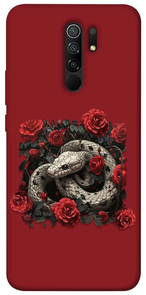 Чехол Roses snake для Xiaomi Redmi 9