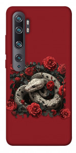 Чехол Roses snake для Xiaomi Mi Note 10