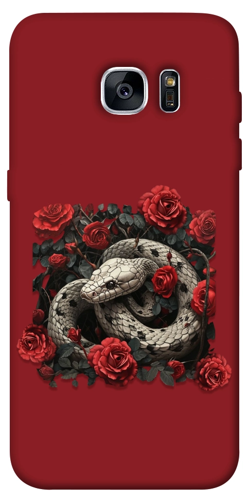 Чохол Roses snake для Galaxy S7 Edge