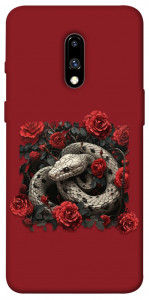 Чехол Roses snake для OnePlus 7