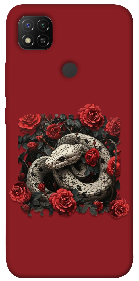 Чехол Roses snake для Xiaomi Redmi 9C