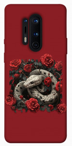 Чехол Roses snake для OnePlus 8 Pro