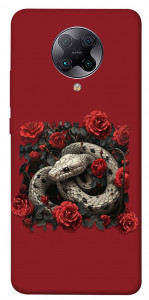 Чехол Roses snake для Xiaomi Redmi K30 Pro