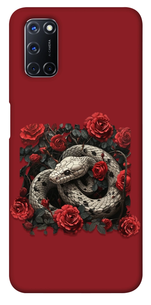 Чехол Roses snake для Oppo A92