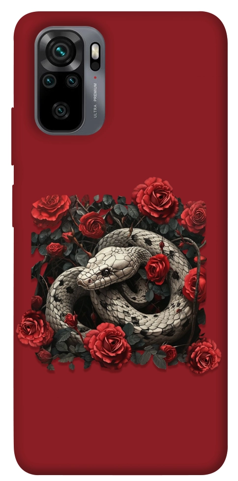 Чехол Roses snake для Xiaomi Redmi Note 10