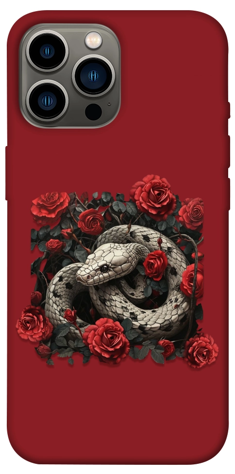 Чехол Roses snake для iPhone 13 Pro Max