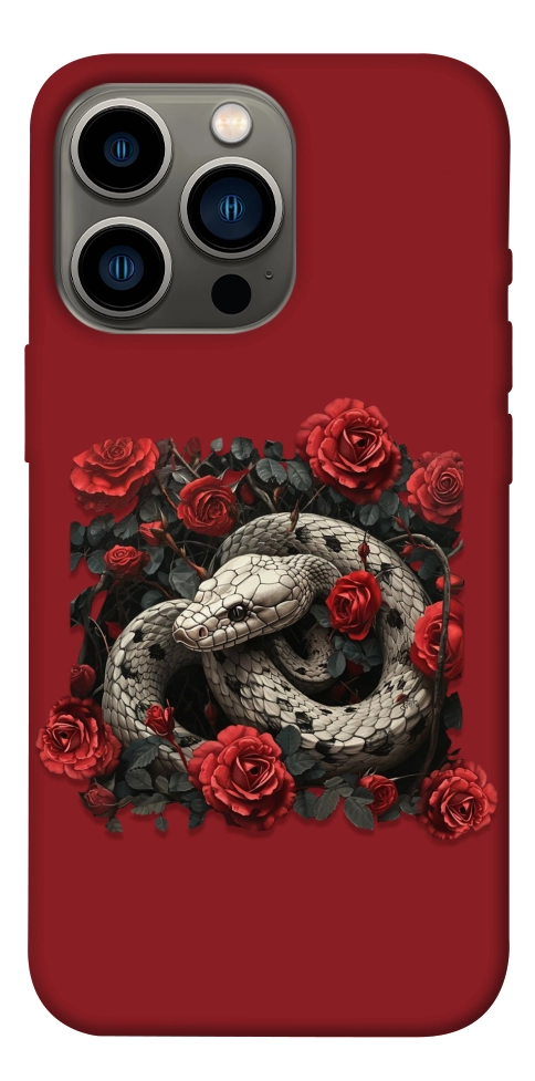 Чохол Roses snake для iPhone 13 Pro