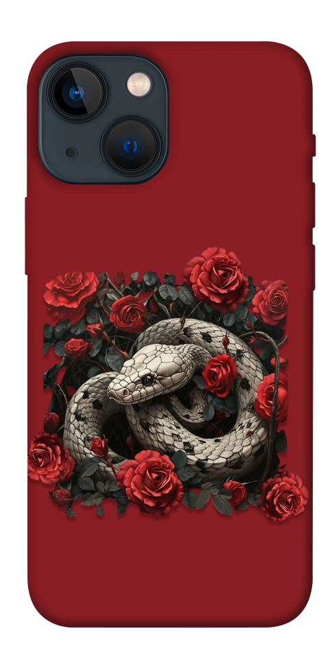 Чохол Roses snake для iPhone 13 mini