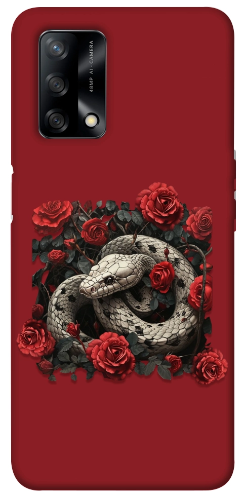 Чехол Roses snake для Oppo A74 4G