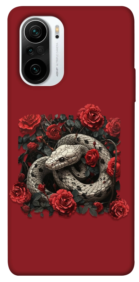 Чехол Roses snake для Xiaomi Redmi K40