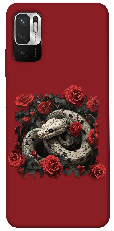 Чохол Roses snake для Xiaomi Redmi Note 10 5G