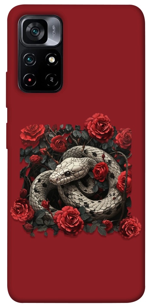 Чохол Roses snake для Xiaomi Poco M4 Pro 5G