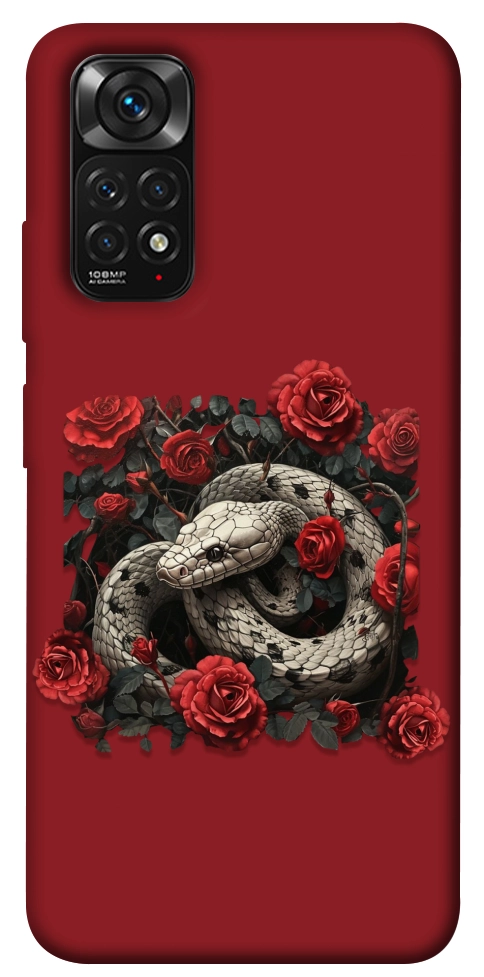 Чохол Roses snake для Xiaomi Redmi Note 11 (Global)