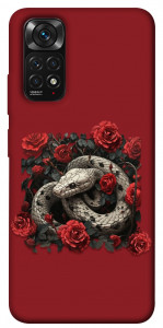 Чохол Roses snake для Xiaomi Redmi Note 11 (Global)