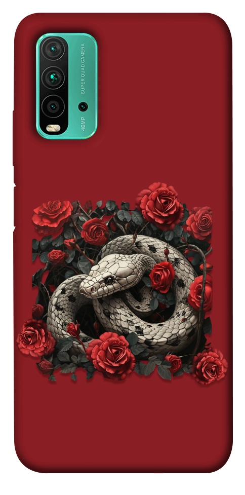 Чохол Roses snake для Xiaomi Redmi Note 9 4G