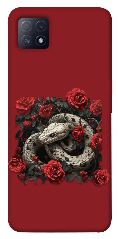 Чехол Roses snake для Oppo A73 5G