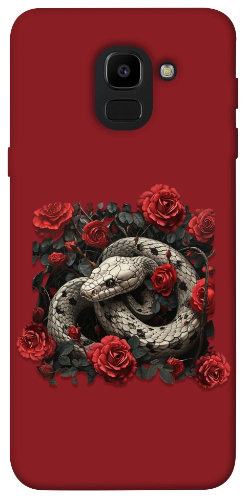 Чохол Roses snake для Galaxy J6 (2018)