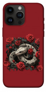 Чохол Roses snake для iPhone 14 Pro Max