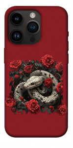 Чохол Roses snake для iPhone 14 Pro