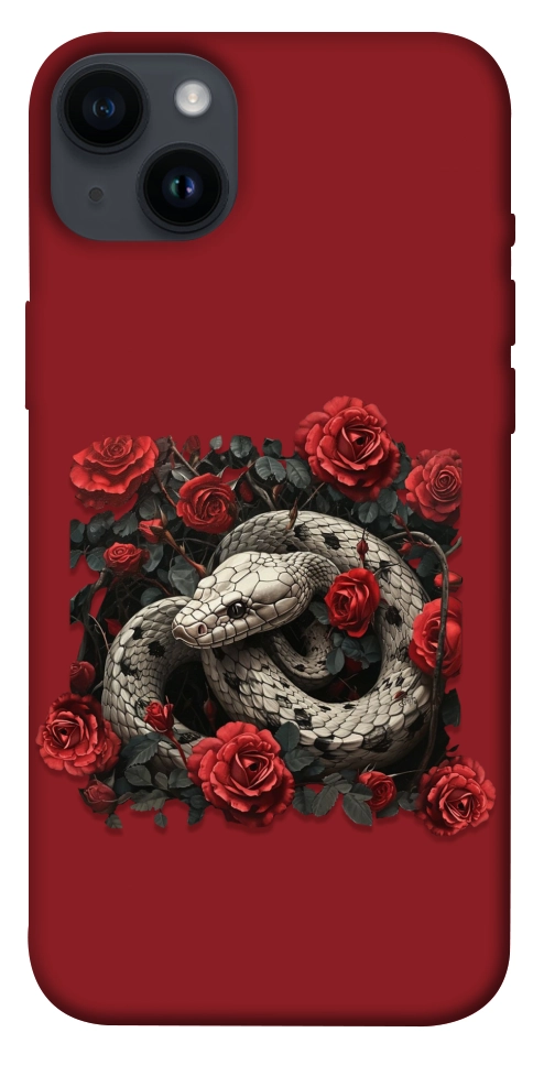 Чехол Roses snake для iPhone 14 Plus