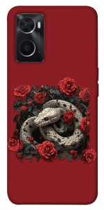 Чехол Roses snake для Oppo A76 4G