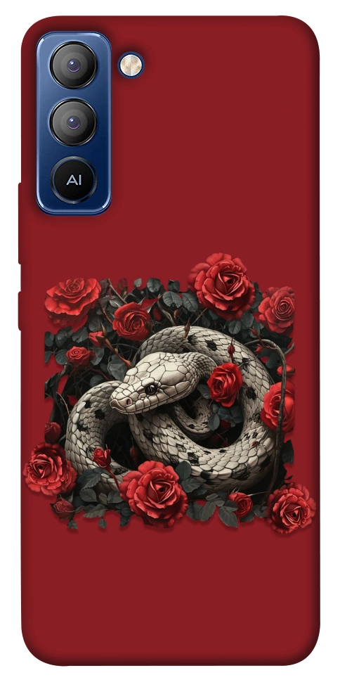 Чохол Roses snake для TECNO Pop 5 LTE