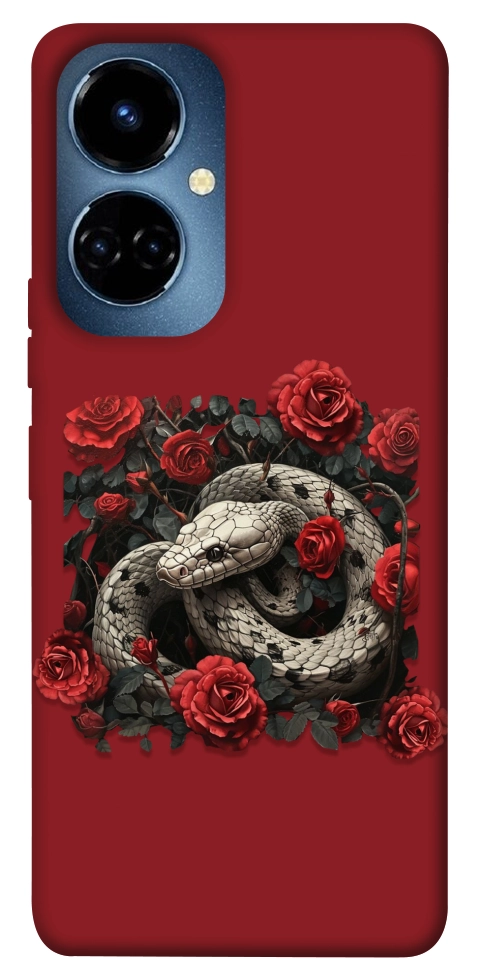 Чохол Roses snake для TECNO Camon 19 (CI6n)