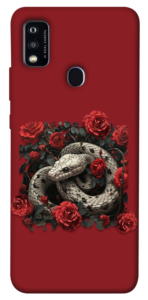 Чехол Roses snake для ZTE Blade A51