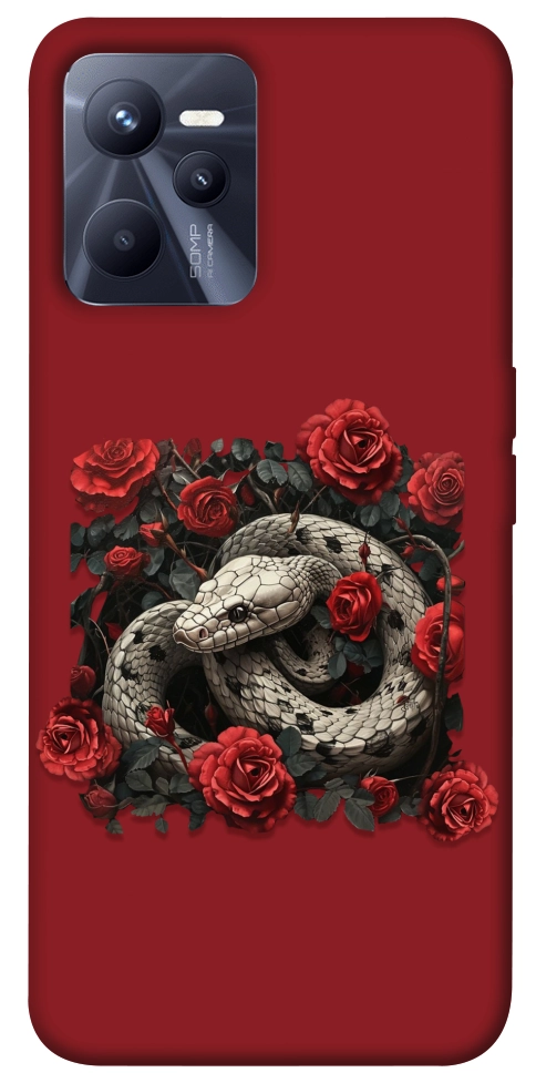 Чехол Roses snake для Realme C35