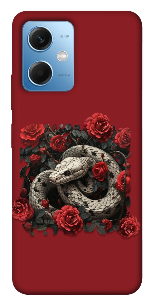 Чехол Roses snake для Xiaomi Redmi Note 12 5G