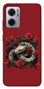 Чехол Roses snake для Xiaomi Redmi Note 11E