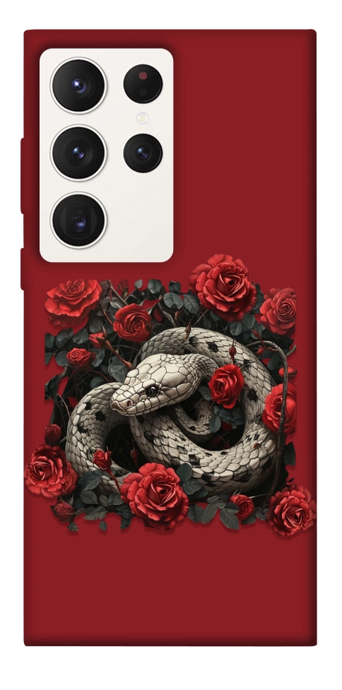 Чохол Roses snake для Galaxy S23 Ultra