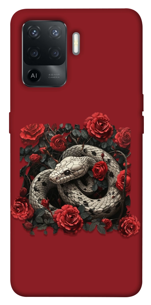 Чохол Roses snake для Oppo Reno 5 Lite