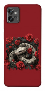 Чехол Roses snake для Motorola Moto G32