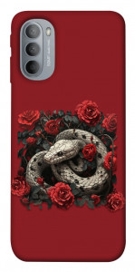 Чехол Roses snake для Motorola Moto G31