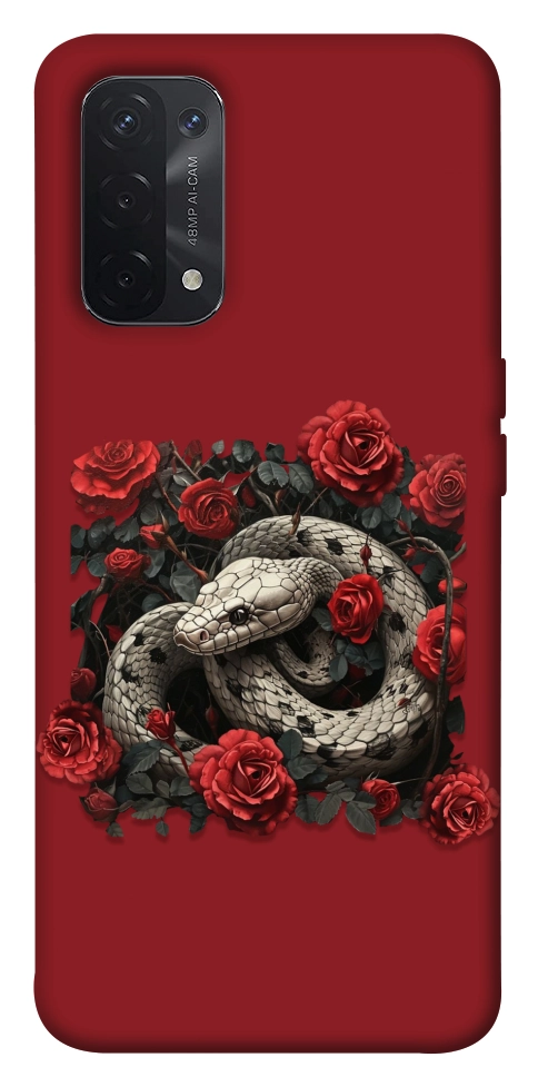 Чохол Roses snake для Oppo A74 5G