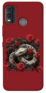 Чехол Roses snake для Nokia G11 Plus