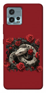 Чохол Roses snake для Motorola Moto G72