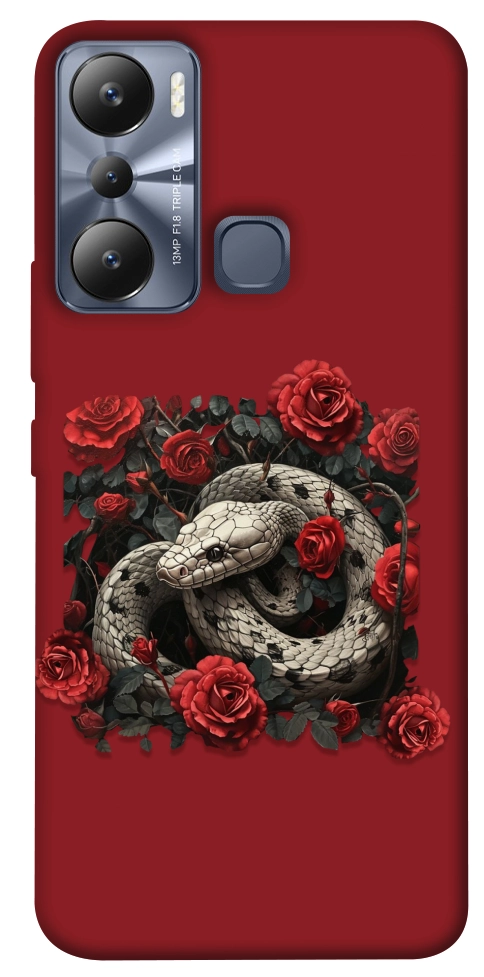 Чехол Roses snake для Infinix Hot 20i