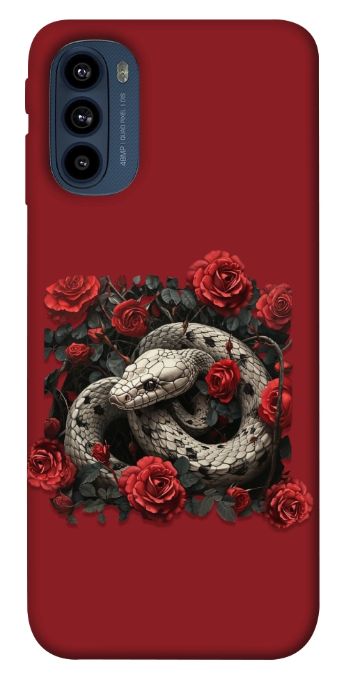 Чехол Roses snake для Motorola Moto G41